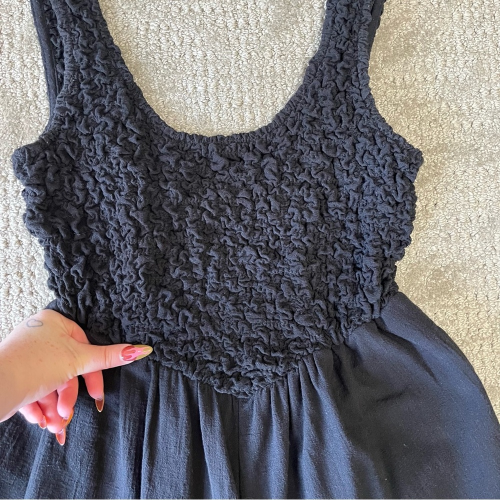 EUC Women's Free People Juliette Smoked Romper size XS in Back - Picture 6 of 9